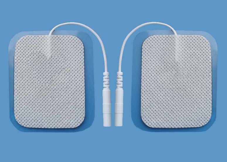 理疗贴片46电极片无纺布自粘导电医用硅胶按摩贴片批发