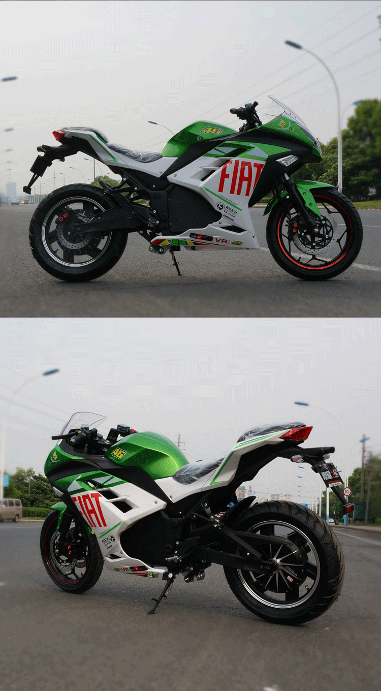 忍者r3跑车大功率3000wv6电动车144v男女成人电动摩托车厂家直销