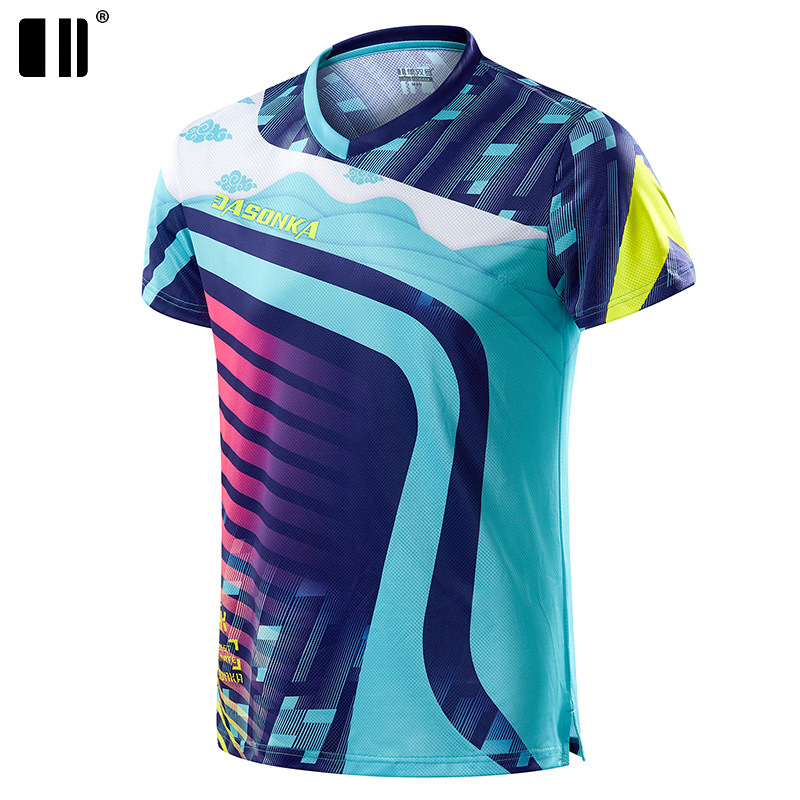 【透气型】夏单双号羽毛球服短袖上衣男运动服跑步女款短袖速干衣