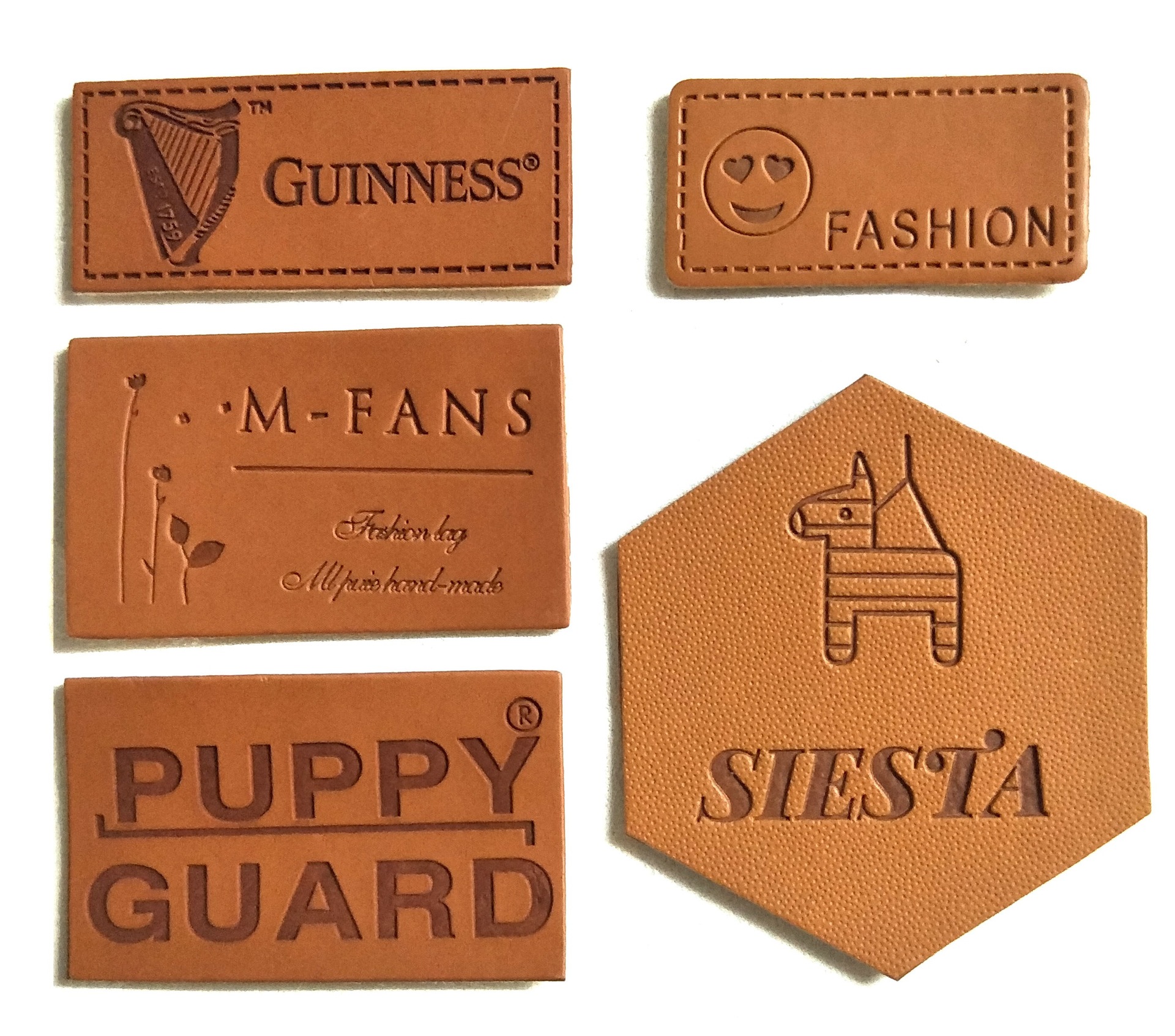 厂家定制批发皮标皮牌压花标定制辅料衣服商标牛仔裤标pu皮标定做