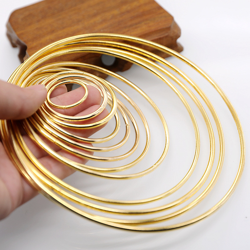 diy捕梦网手工圆环金色铁环金属环圆圈 饰品配件捕梦网材料批发