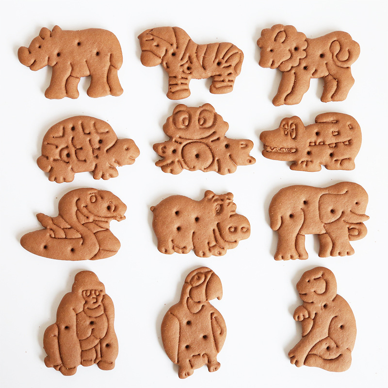 德国百乐顺饼干动物造型饼干100g保质1年休闲零食卡通造型饼干