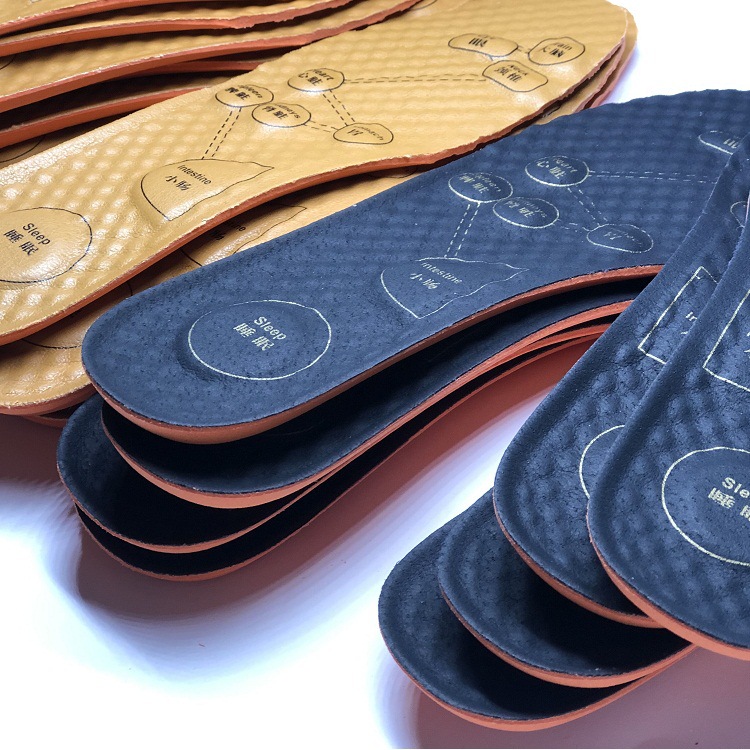 穴位按摩鞋垫 男女牛皮磁石鞋垫 磁疗多功能休闲按摩鞋垫