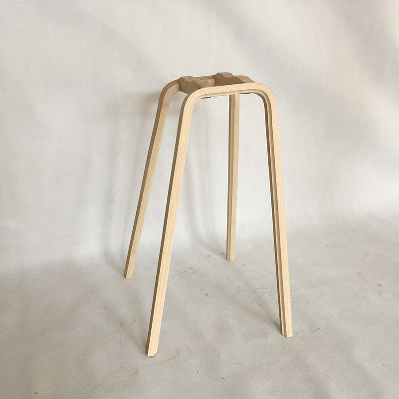 批发休闲吧椅腿家用曲木凳脚吧凳架咖啡厅高台椅腿花盆腿木椅子脚