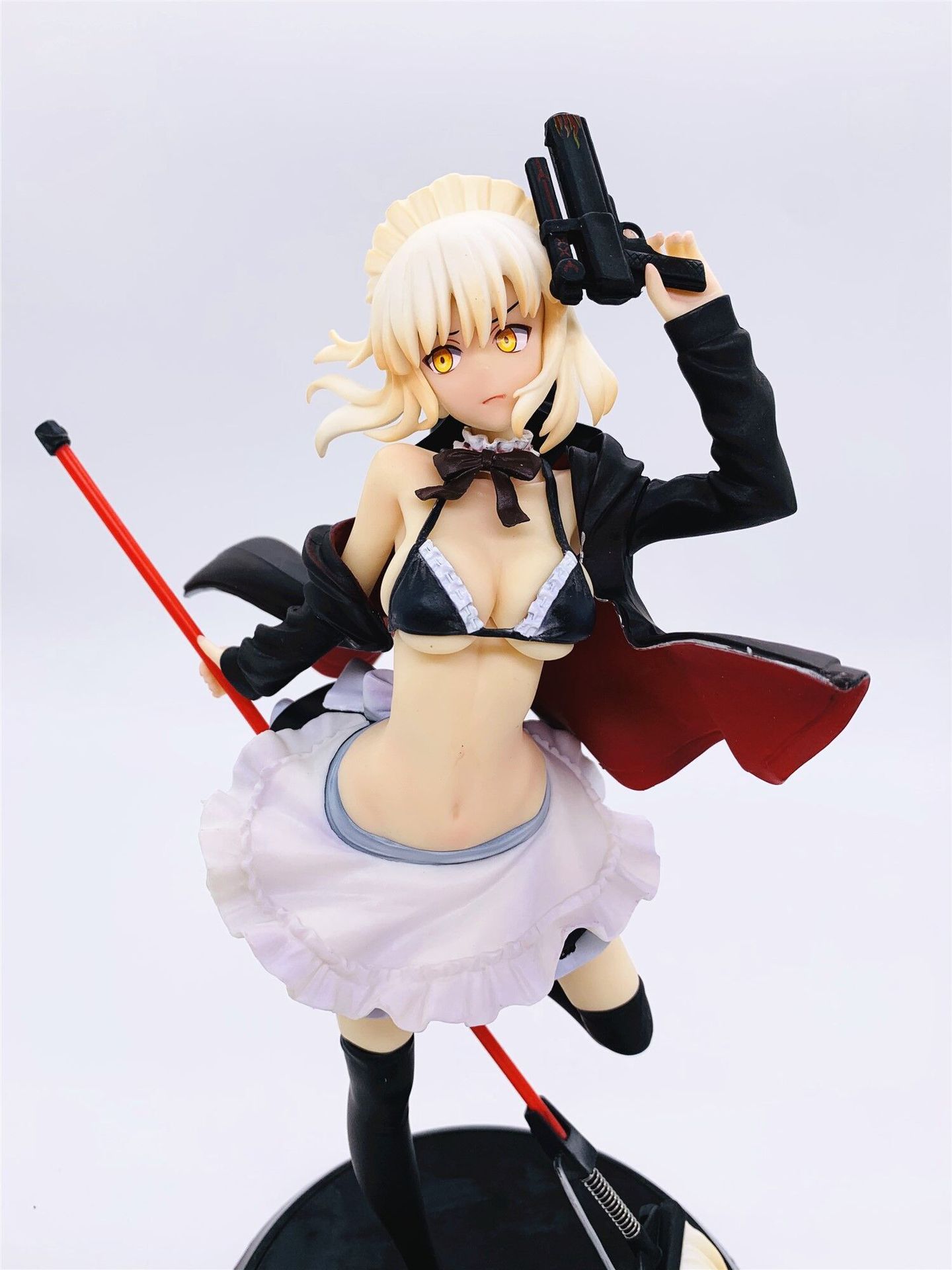 fate saber塞巴 阿尔托莉雅 呆毛王 泳装.ver fgo 手办批发