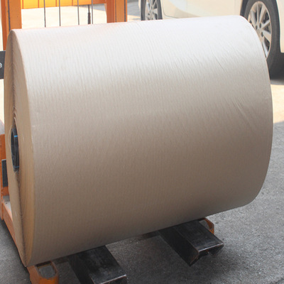 牛皮纸淋膜纸再生纸 生产加工包装 再生牛皮纸 母卷夹筋直销