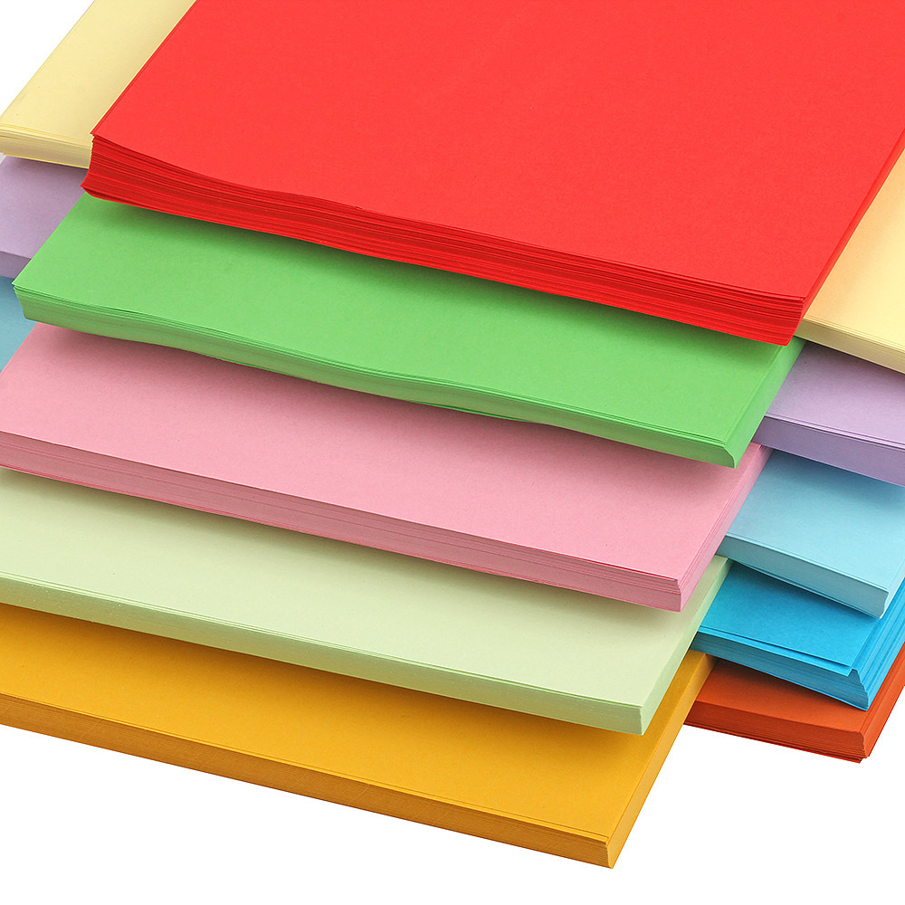 70克彩纸a4复印纸 彩色打印纸 幼儿园儿童小朋友手工diy折纸