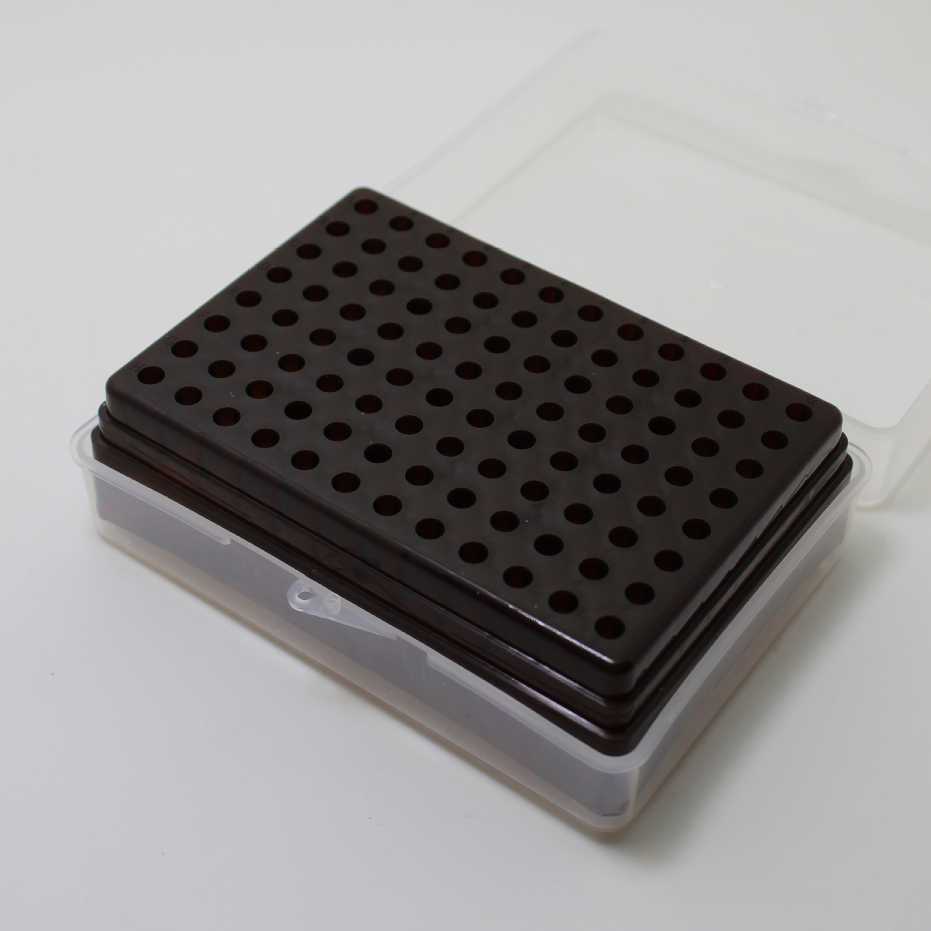 移液器吸头盒塑料枪头盒10ul吸头盒tip头盒96孔吸嘴盒