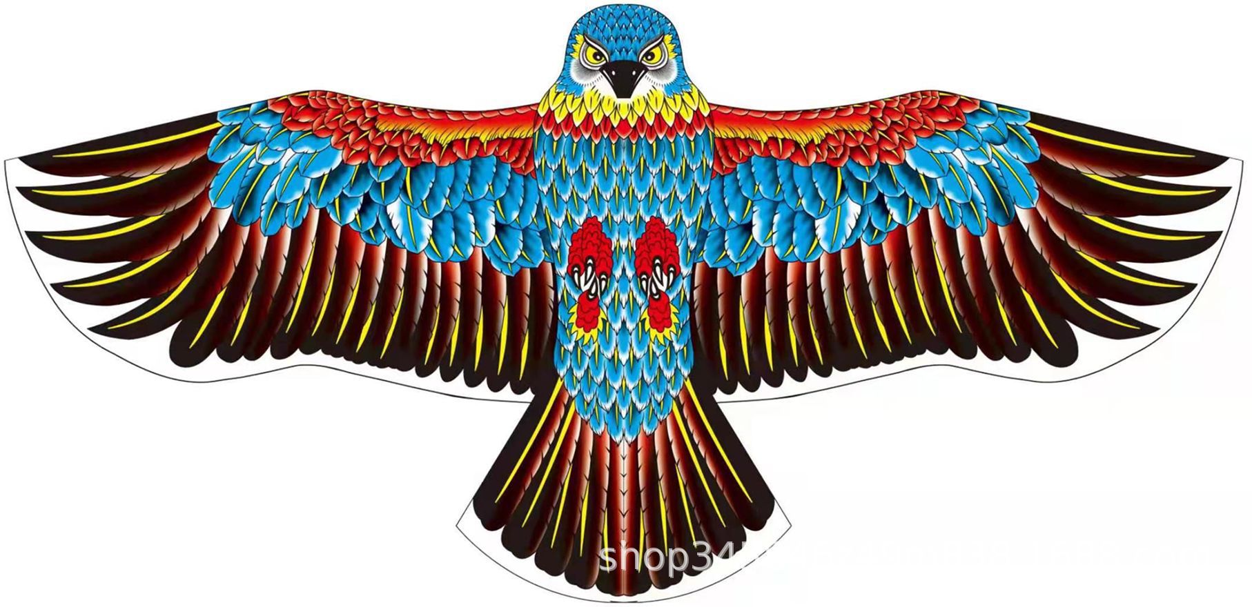 老鹰风筝批发销售1.4米1.6米老鹰拼接风筝 填色风筝 空白涂鸦风筝