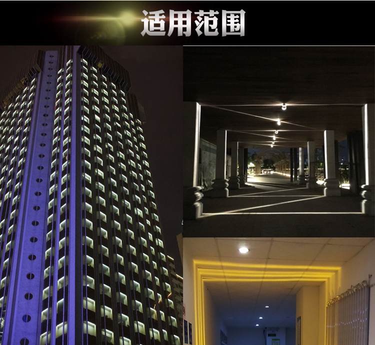 led窗台灯门框射灯酒店ktv餐厅过道门柱走廊聚光线条灯防水射线灯