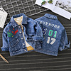 Kids denim jacket 2019 Autumn new pattern Boy Chaqueta letter printing Children cowboy jacket Jacket Kids denim jacket 2019 Autumn new pattern Boy Chaqueta letter printing Children cowboy jacket Jacket