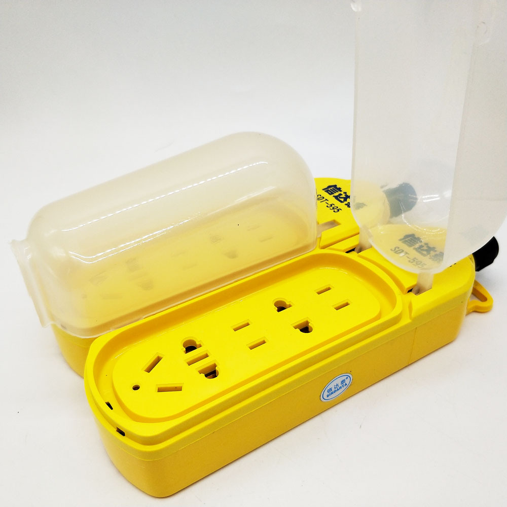 信达泰户外防溅水插座 防雨淋接线板工地插排 工程多功能插板