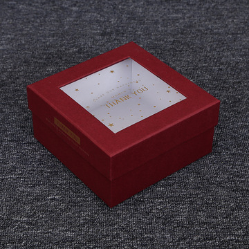 现货开窗天地盖礼物生日婚庆伴手礼礼品盒  口红杯子手提袋包装盒