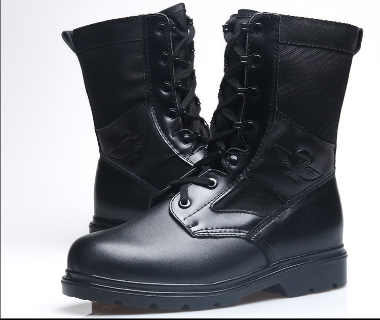 军工06伞兵作战靴超轻伞鞋空降兵飞行靴黑色军靴战术靴男训练伞鞋