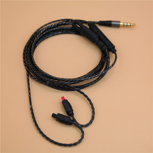 厂家直销三按键可调音可线控耳机线适用于铁三角IM01IM02IM03IM04