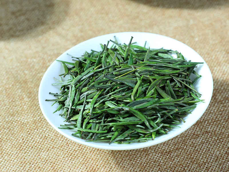 兰韵幽香新茶峨眉山云雾绿茶特级青针雨前嫩芽竹叶型青茶单芽雀舌