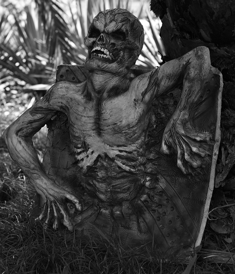 万圣节道具恶心古墓丧尸男僵尸带血恐怖干尸鬼屋密室场地布置装饰