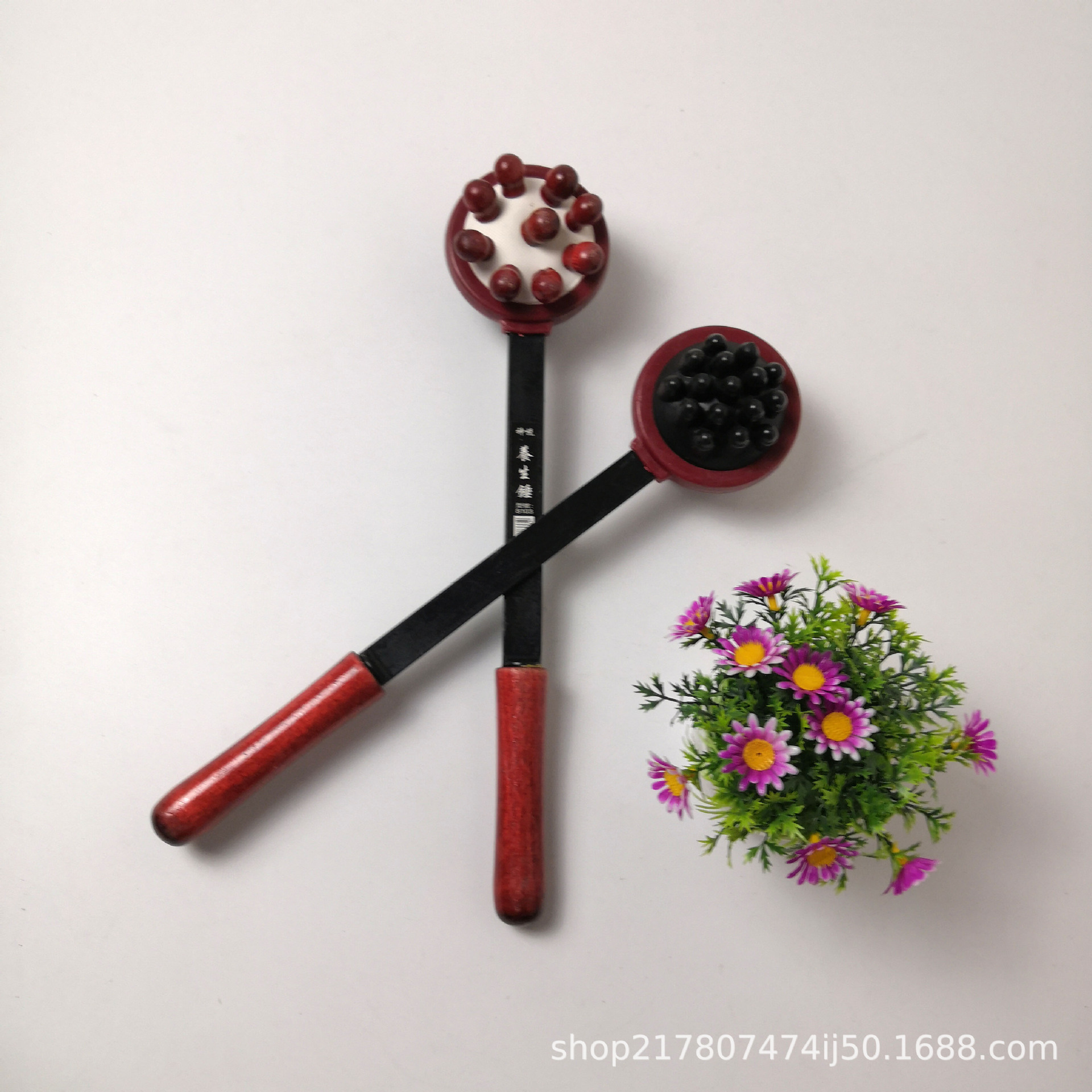 木把按摩锤 敲背锤 经络拍 健身锤 按摩棒拍打棒 保健按摩 8103