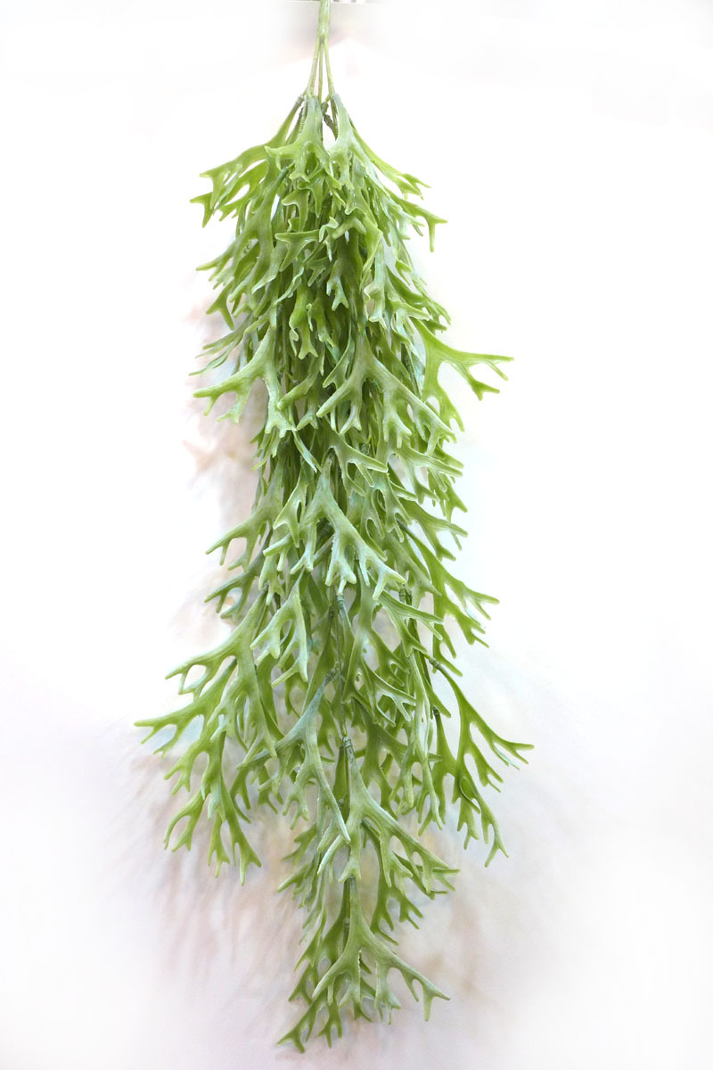 仿真植物藤条 龙尾草鹿角叶垂柳葱草空气草 仿真花藤植物墙壁挂