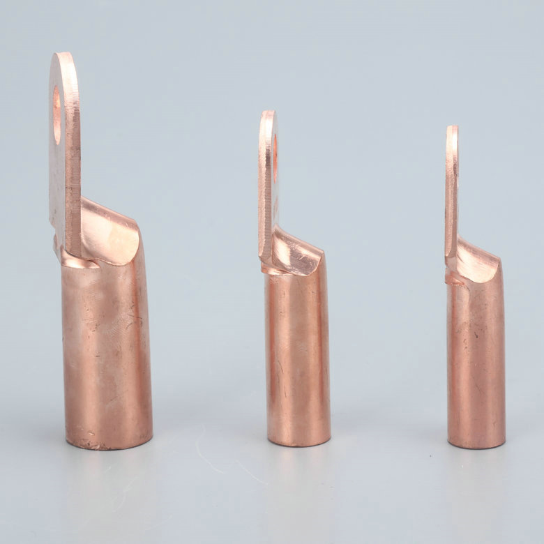 dt铜接头接线铜端子单孔鸭嘴鼻电缆铜鼻子国标非标堵油紫铜铜线