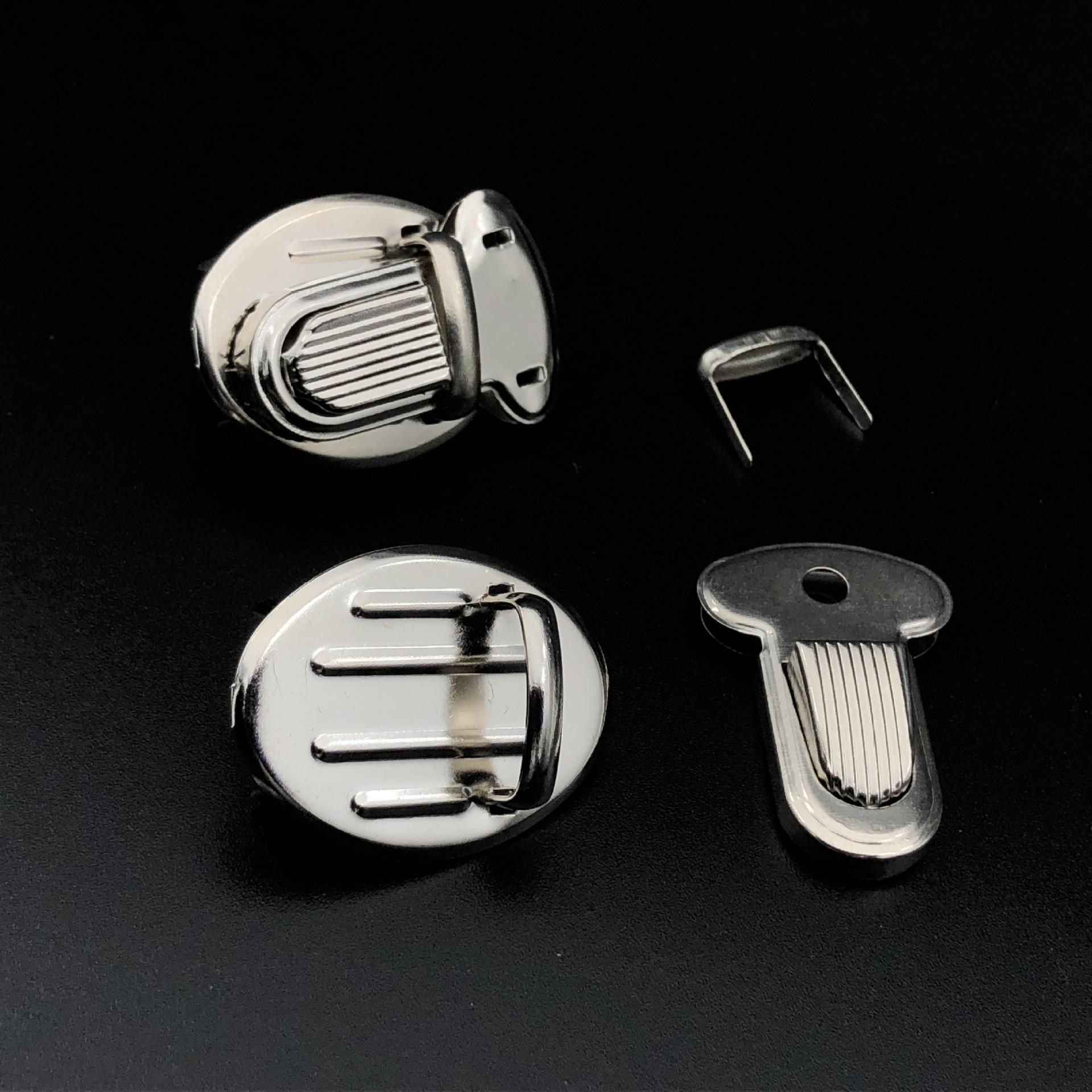 佛山小型鸭嘴扣 箱包五金配件 包包金属锁扣 插锁