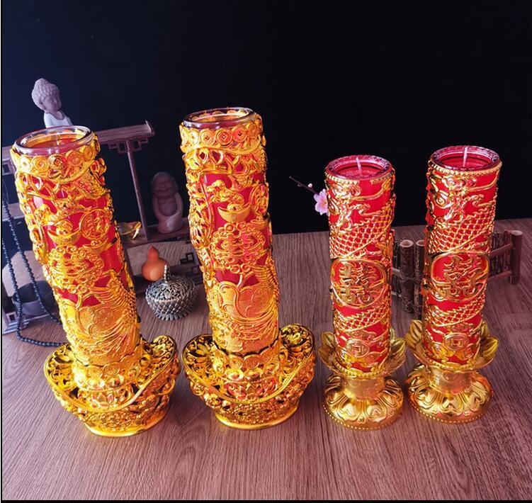 纸箱形状浮雕龙凤蜡烛种类婚庆蜡烛产品编号6688加工定制否工艺彩绘