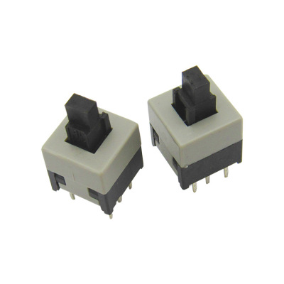 按钮开关按键开关 8.5*8.5mm 无锁开关 自动复位开关 六脚