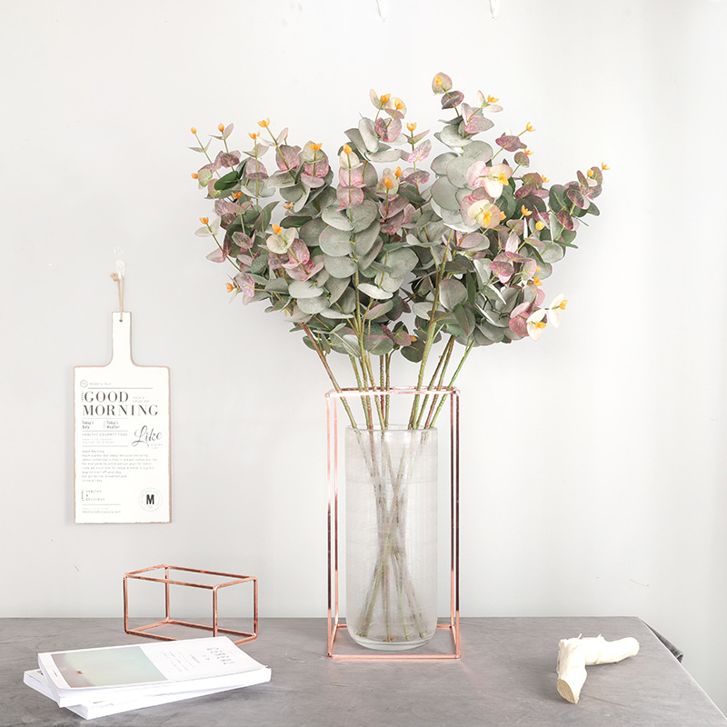 厂家直销家居装饰仿真植物基马尔尤加利 婚庆布置插花花艺假花