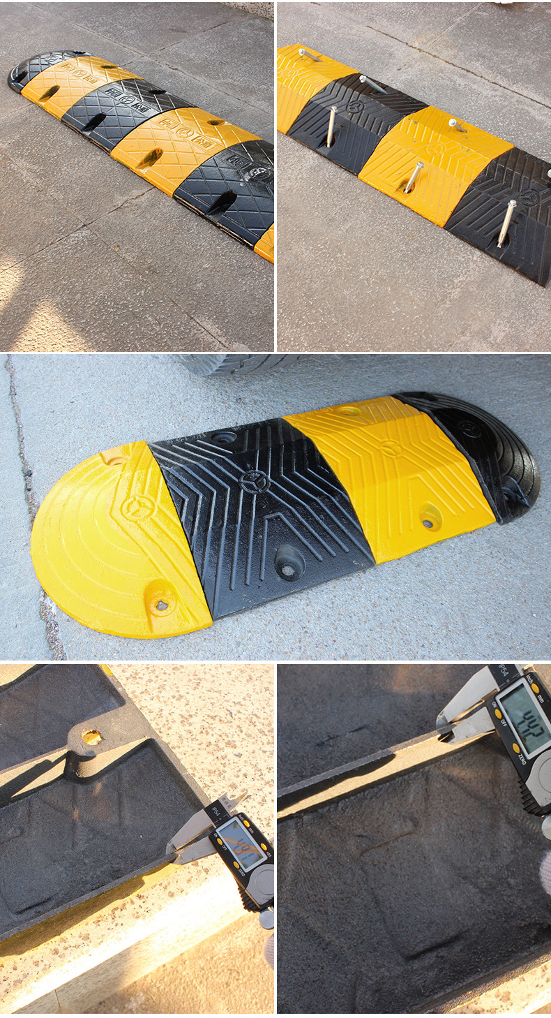 加厚铸钢减速带 汽车限速公路缓冲带 斜坡道减速垄 铸铁减速带