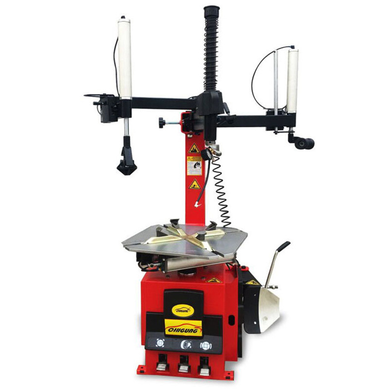 全自动汽车轮胎扒胎机 轮胎拆装机后仰式带辅助臂防爆轮胎拆装机