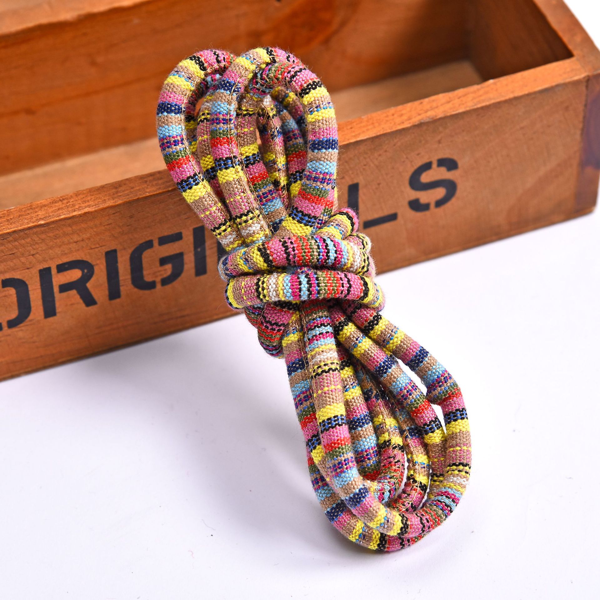 民族风包芯绳 复古圆包芯外缝车布绳 车线装饰pu绳捆绳厂家批发