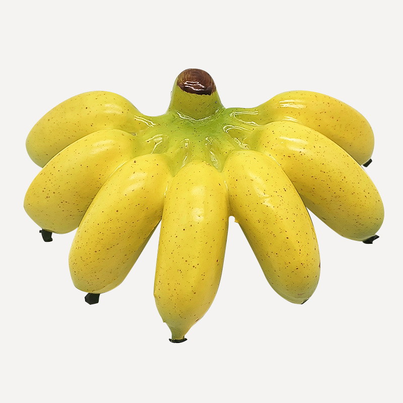 仿真香蕉模型 皇帝蕉假香蕉串假水果塑料仿真水果摆件装饰道具