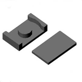 厂家直销定制dp44 eir36/13 锰锌软磁铁氧体平面磁芯ferrite core