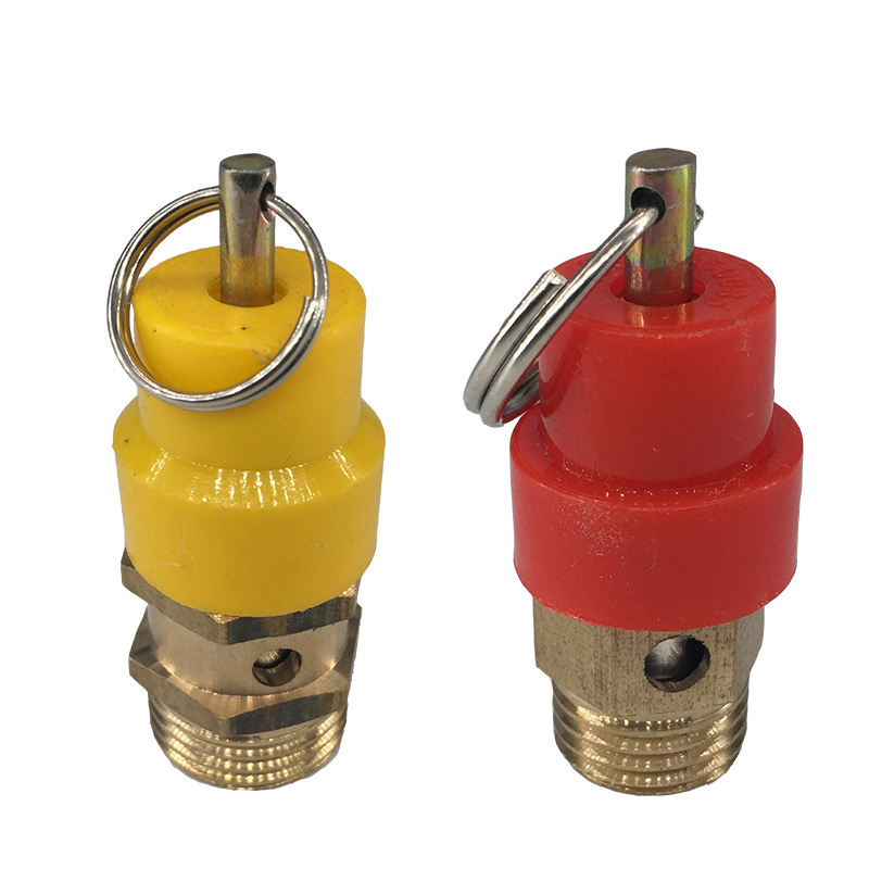 2分1/4空压机安全阀小红帽压力阀排气阀泡沫机无塔供水泄压阀8kg