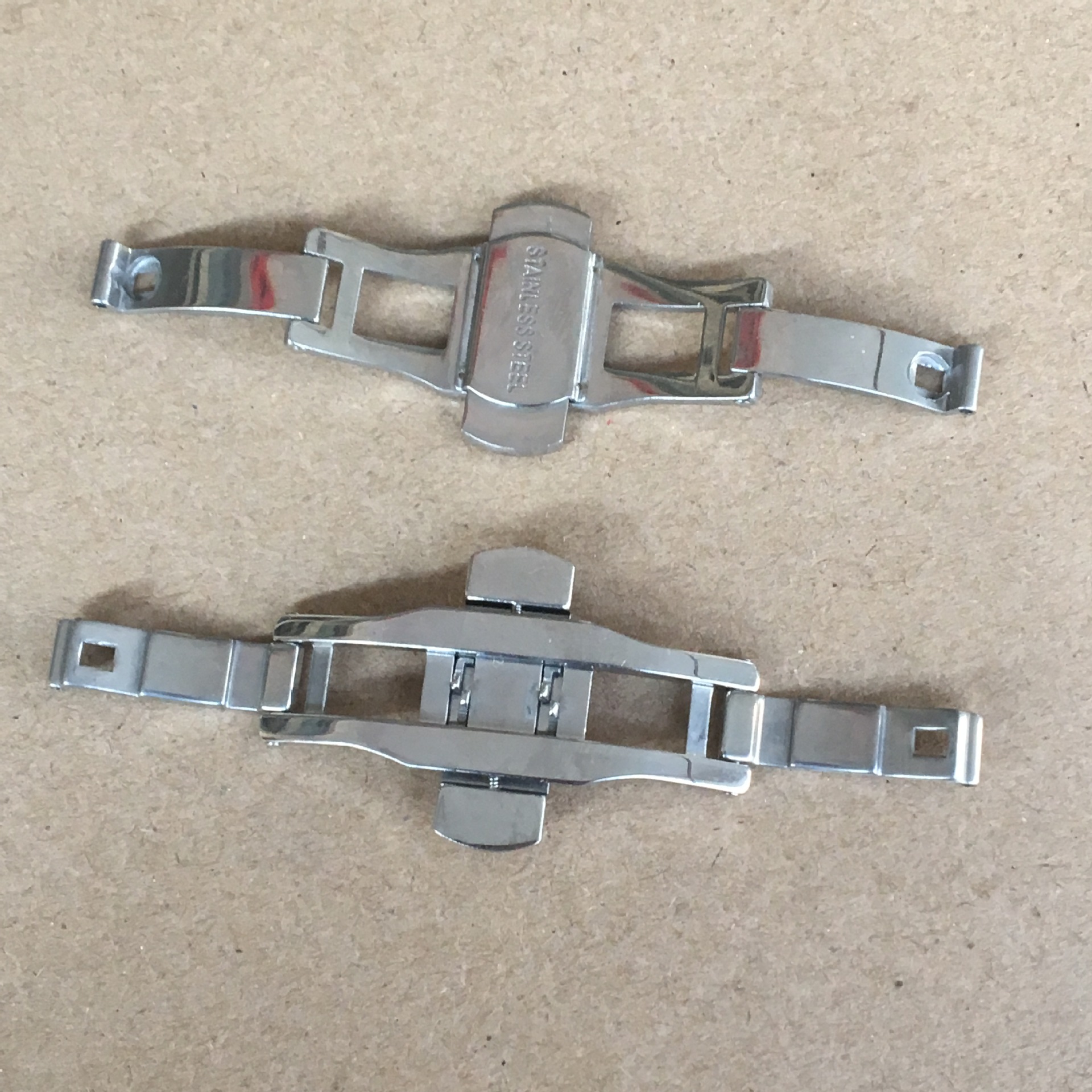 表扣蝴蝶扣 男不锈钢机械手表扣配件 女精钢表链扣手表卡扣陶瓷扣