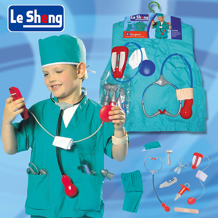 children‘s surgeon clothing children‘s doctor‘s clothing nurse‘s clothing professional experience uniform play house role-playing clothing
