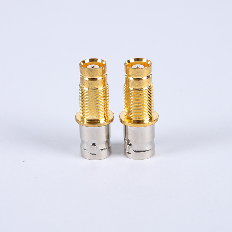 厂家批发移动联通电信ddf架l9母转bnc母2m头双通射频同轴连接器