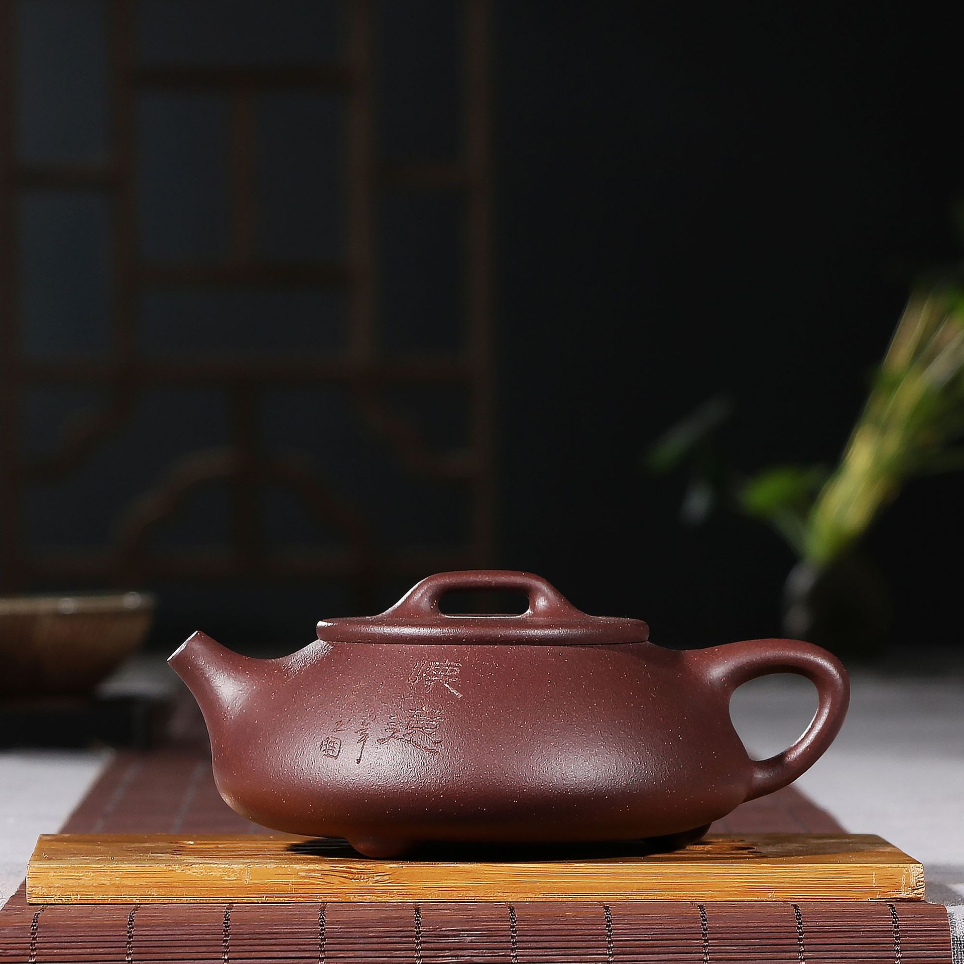 宜兴紫砂壶纳瓢手工刻字怀远丁蜀镇茶具批发一件代发跨境代购礼品