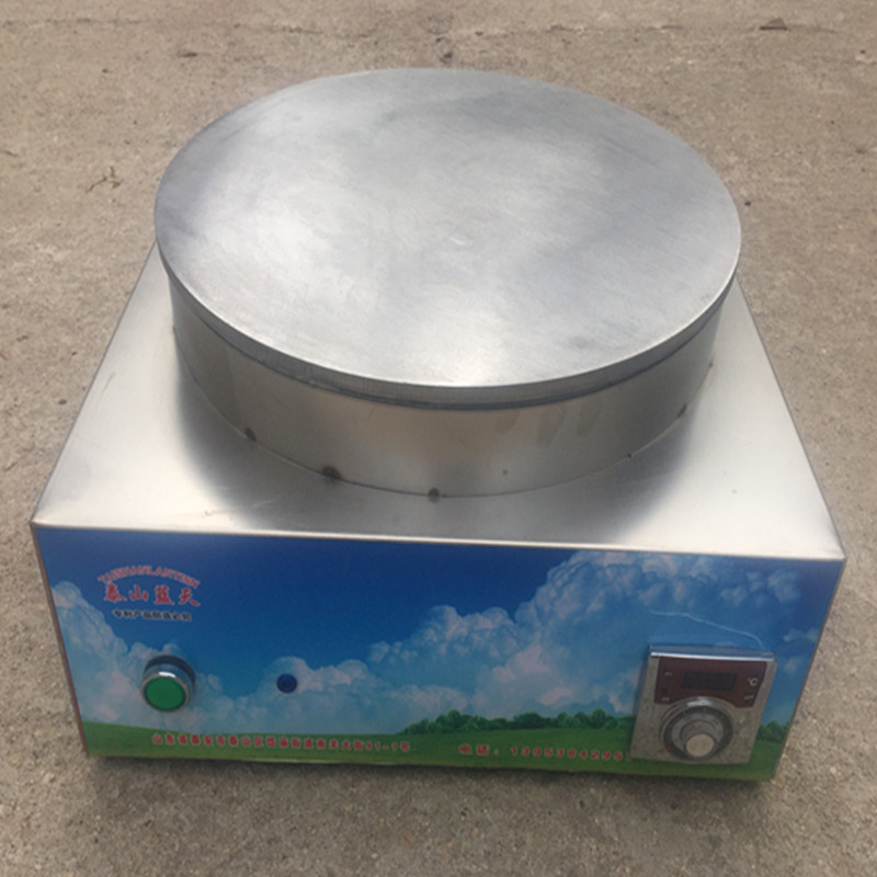 山东燃气恒温煎饼机菜煎饼机鏊子煤气煎饼炉电饼铛煎饼果子摆摊车