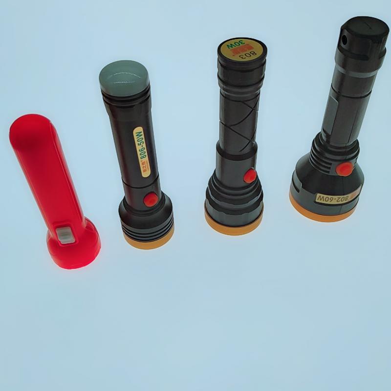 供应亮之伟照明led锂电手电筒 大功率远射家用便携充电式手电筒