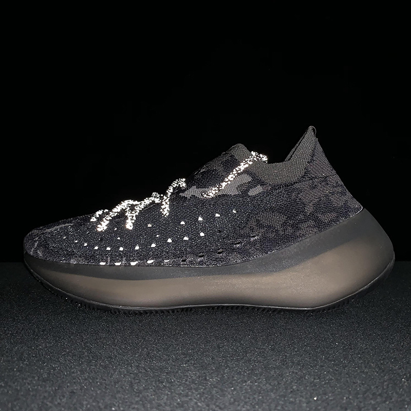 正确版west yeezy韦斯特椰子380黑白满天星天使莆田运动跑步鞋