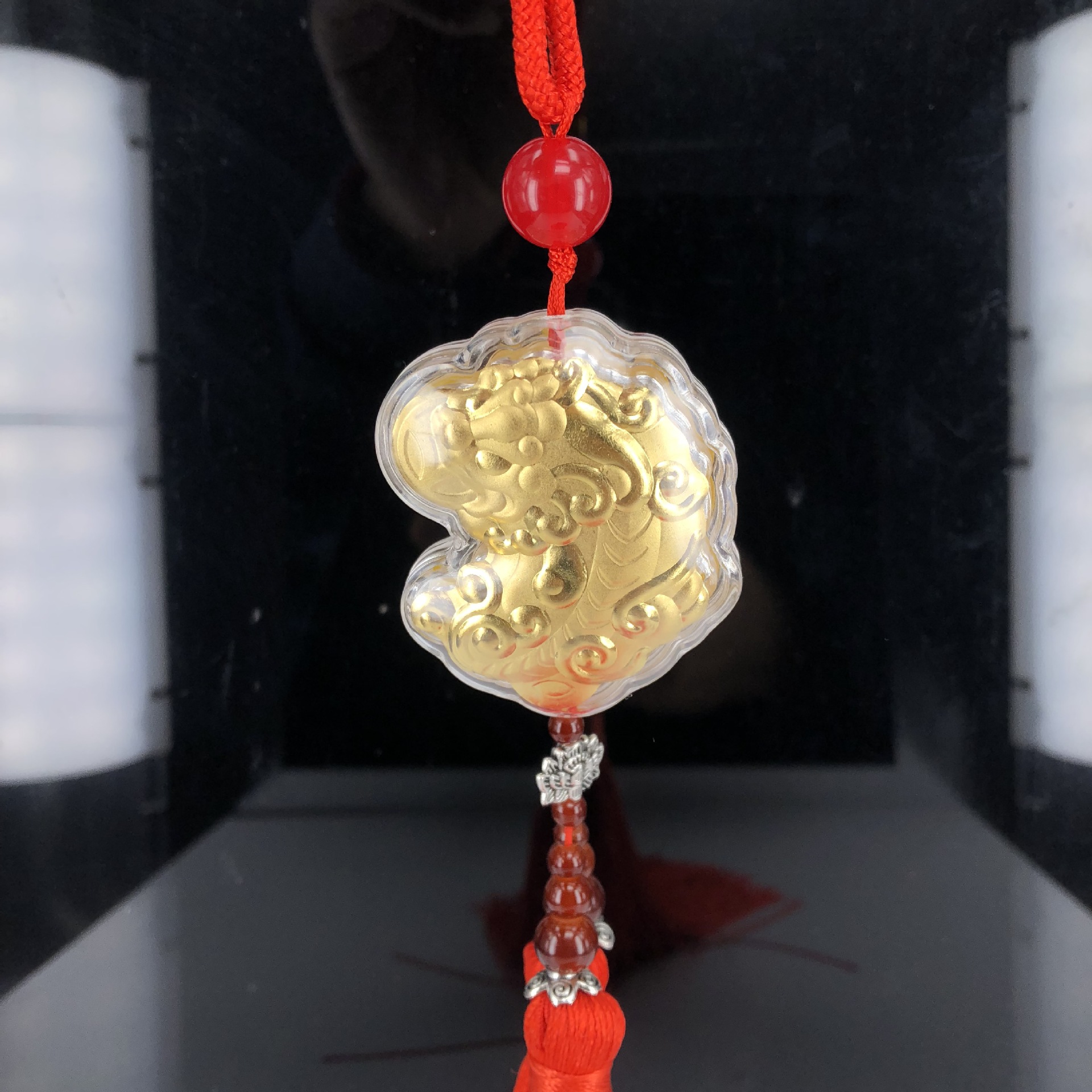 足金车挂 财神爷福袋貔貅葫芦招财猫 汽车挂件招财保平安创意礼品