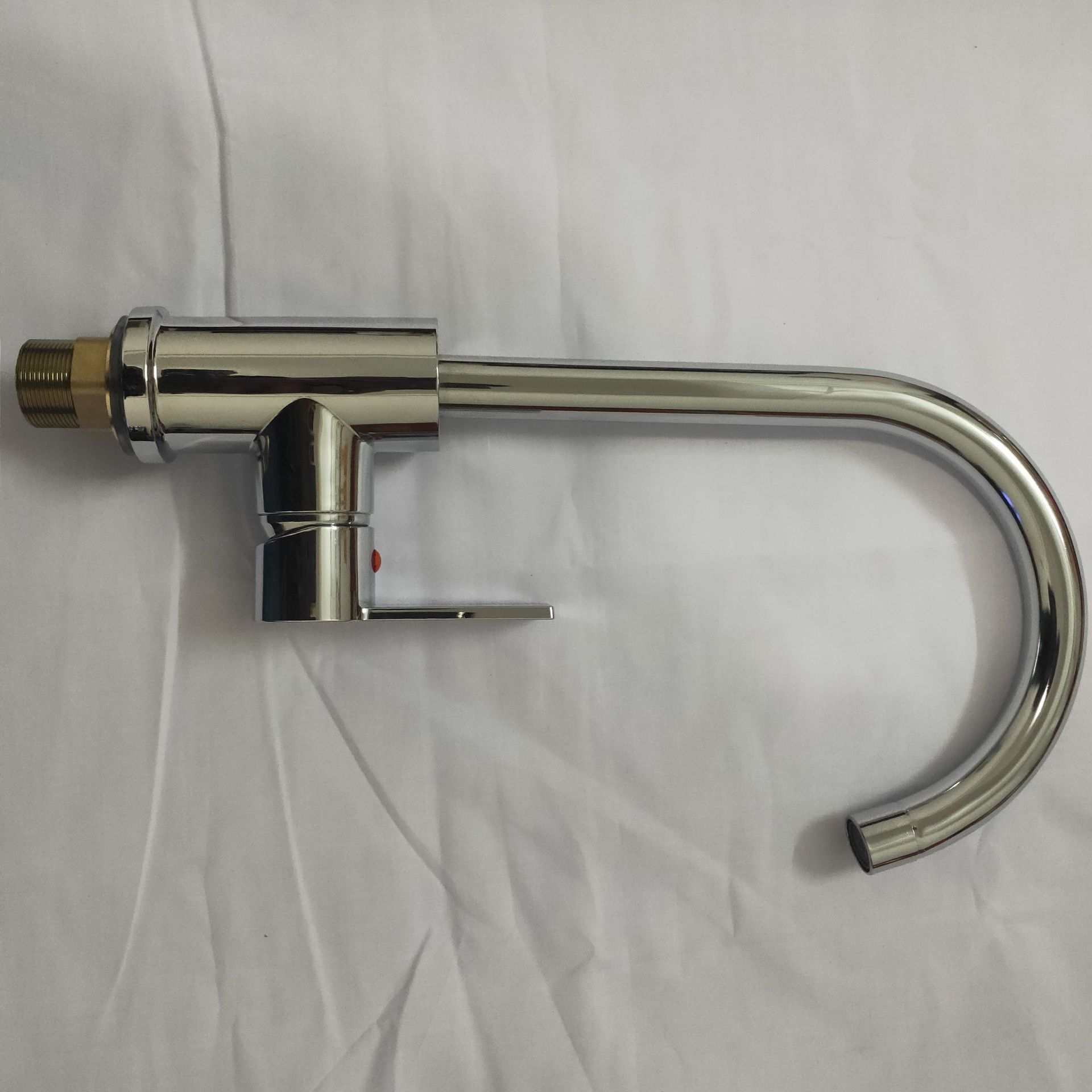 锌合金圆三通菜盆塑钢加重圆三通大弯厨房菜盆龙头面盆冷热水龙头