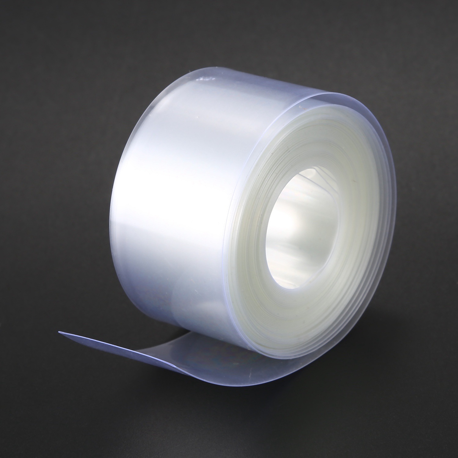 航模 透明pvc热缩管 电池皮热收缩膜套绝缘封装压扁宽30 70 110mm