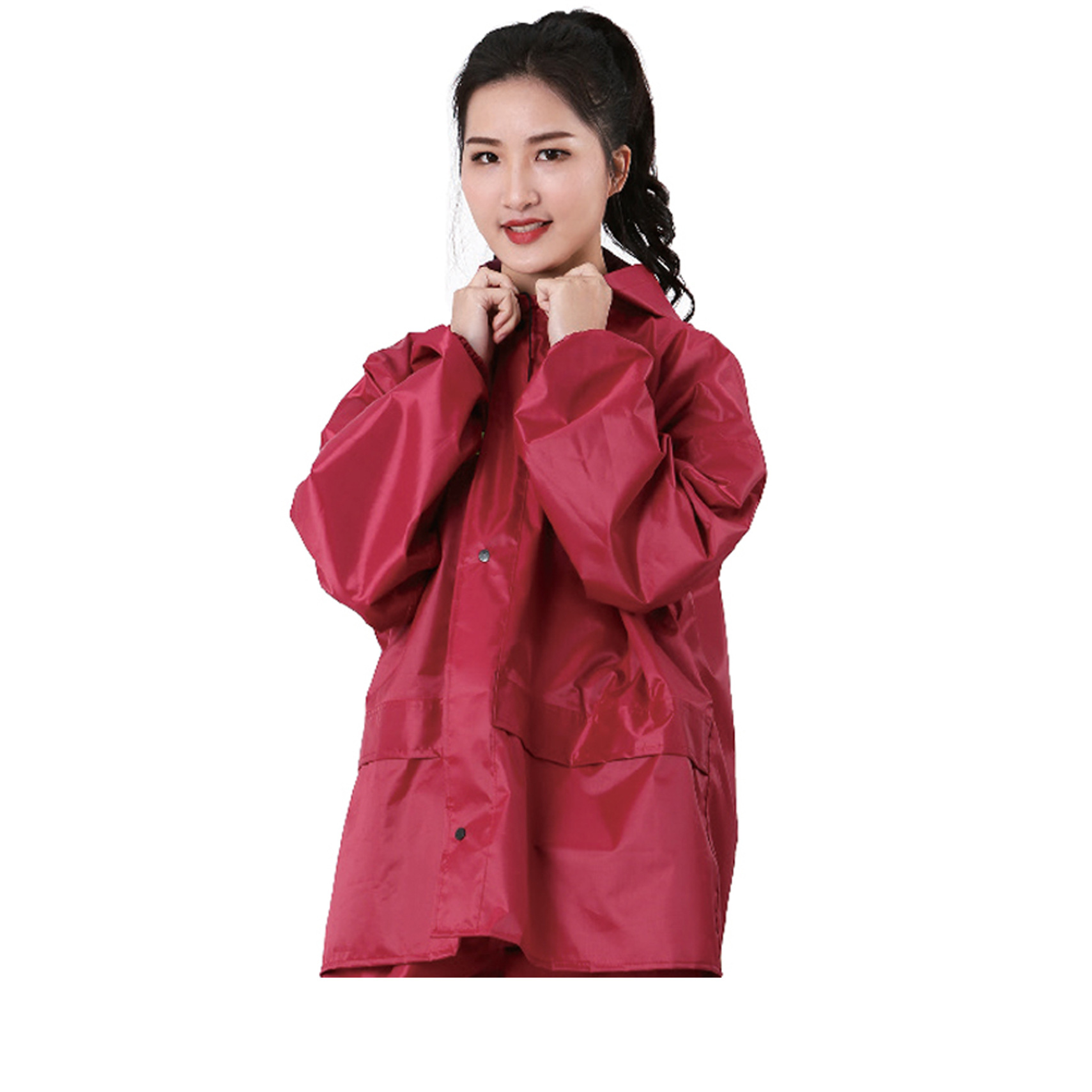 雨衣雨裤套装成人男女士分体防水防风尼龙摩托电动车徒步骑行雨衣