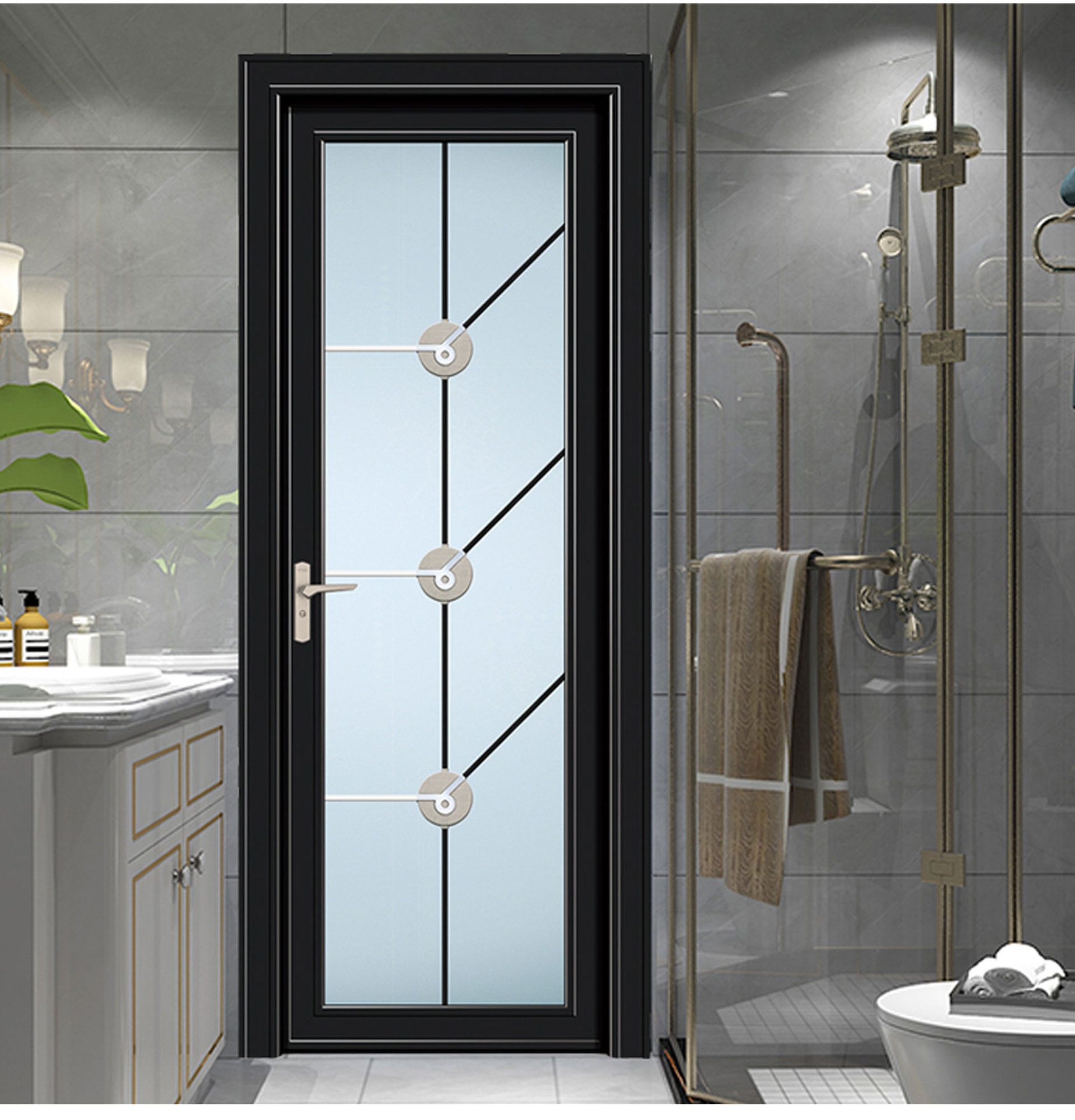 厕所门卫生间门门框门套卫生间门 单门钛镁铝合金简易长虹玻璃门-阿里巴巴