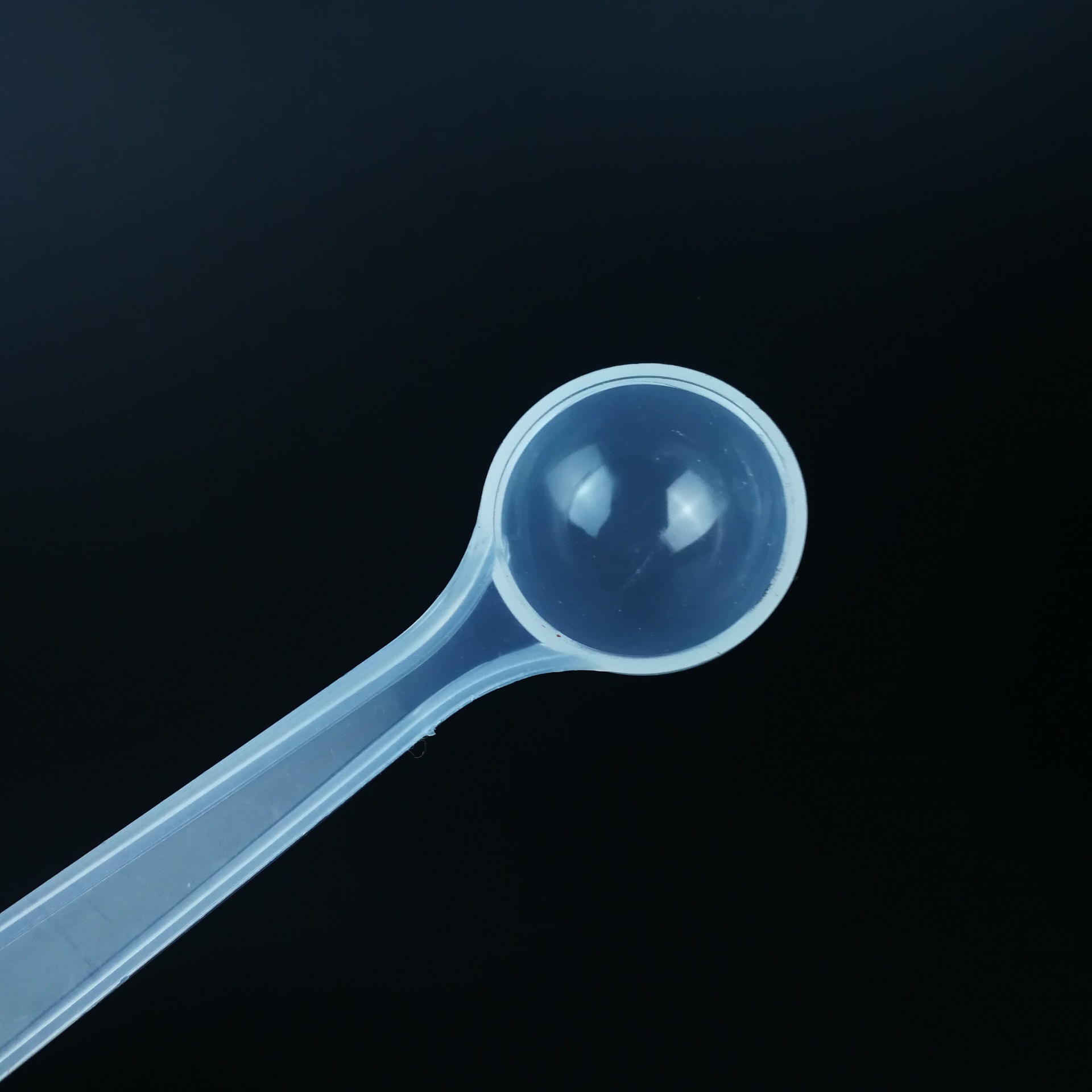 定制食品级塑料勺子1克白色透明 勺子儿童勺 一次性塑料勺