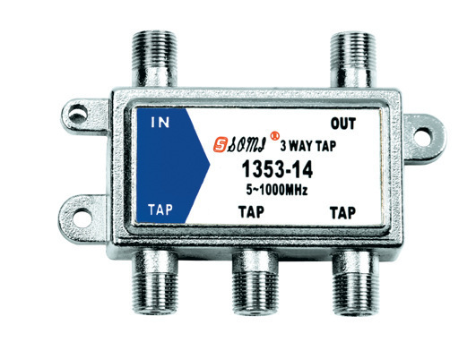 有线电视分支器 索美分支分配器 3分支器 3 way tap 5-1000mhz-阿里巴