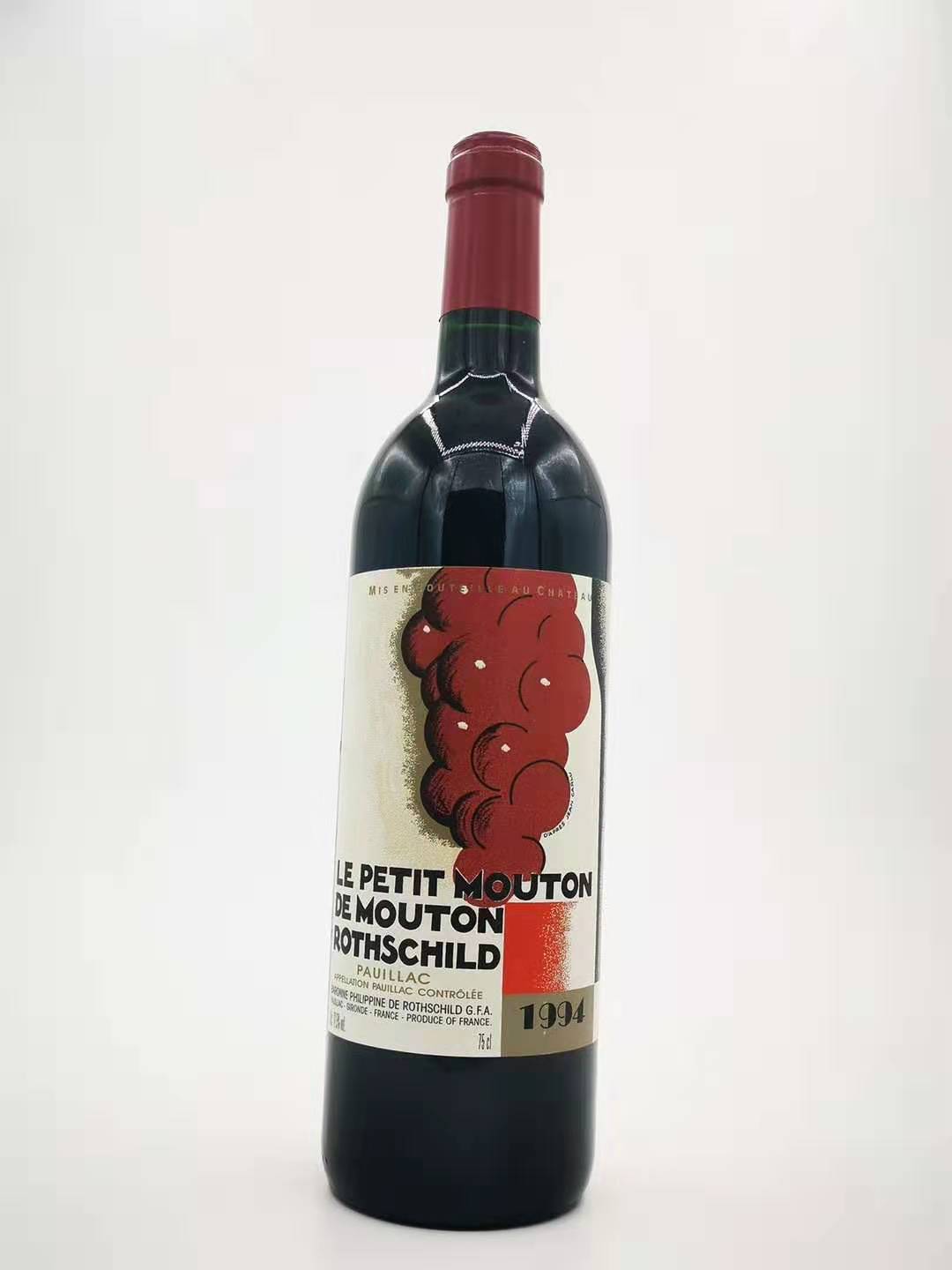 老年份红酒1994年木桐酒庄副牌红酒le petit mouton de mouton
