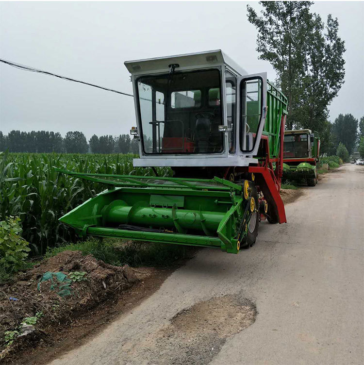 玉米秸秆青储收割机 大型玉米秸秆粉碎收获机青储机厂家直销